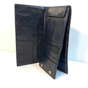 WILSONS LEATHER Document Card Currency Holder w/ Detachable Wallet